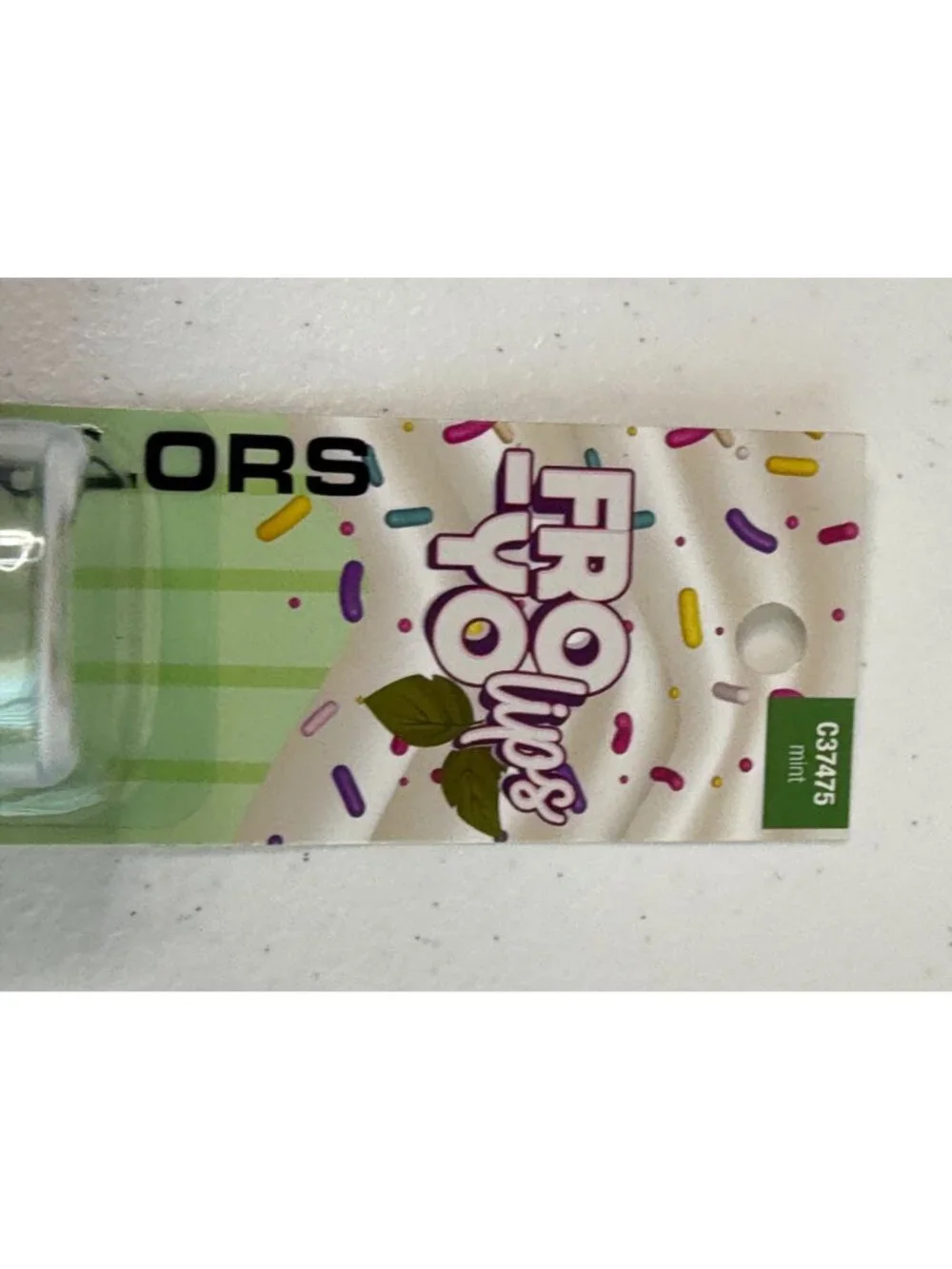 L.A. Colors Fro-Yo Lips Mint Scented Lip Balm New